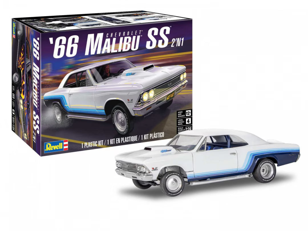 1/24 '66 Chevrolet Malibu SS 2 'n 1 (85-4520)