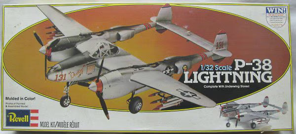 1/32  P-38 Lightning Revell  No. 4700