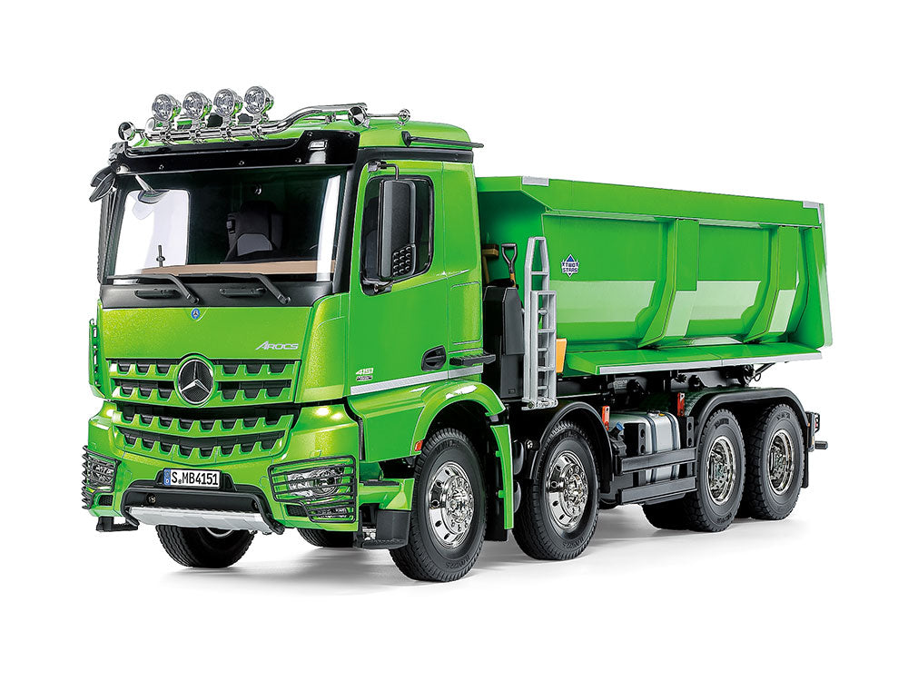 1/14 SCALE R/C MERCEDES-BENZ AROCS 4151 8x4 TIPPER TRUCK (CANDY GREEN EDITION) (47523)