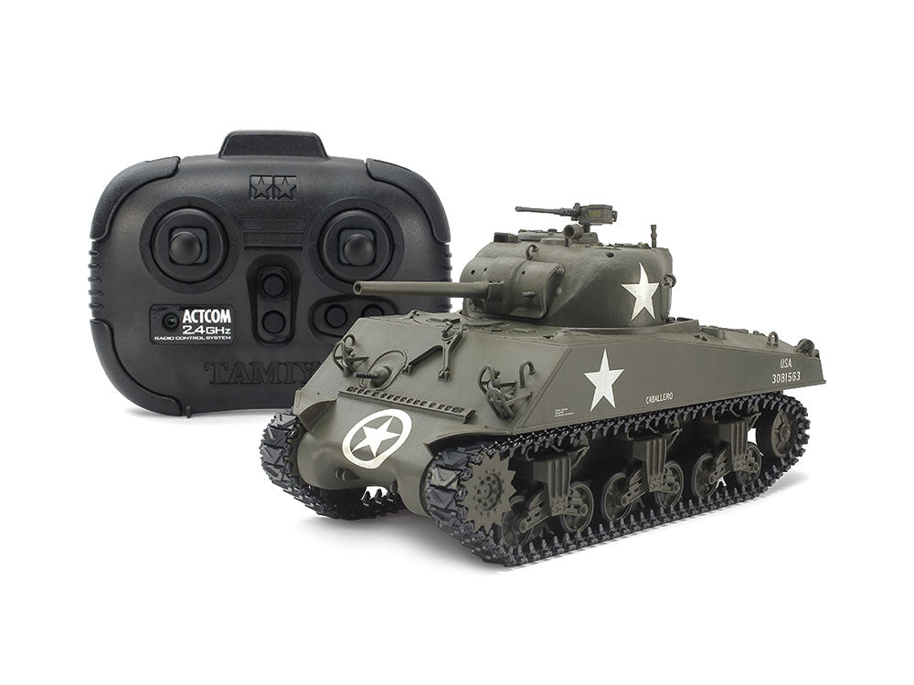 M4A3 Sherman 1/35 Scale R/C U.S. Medium Tank (w/ Control Unit)