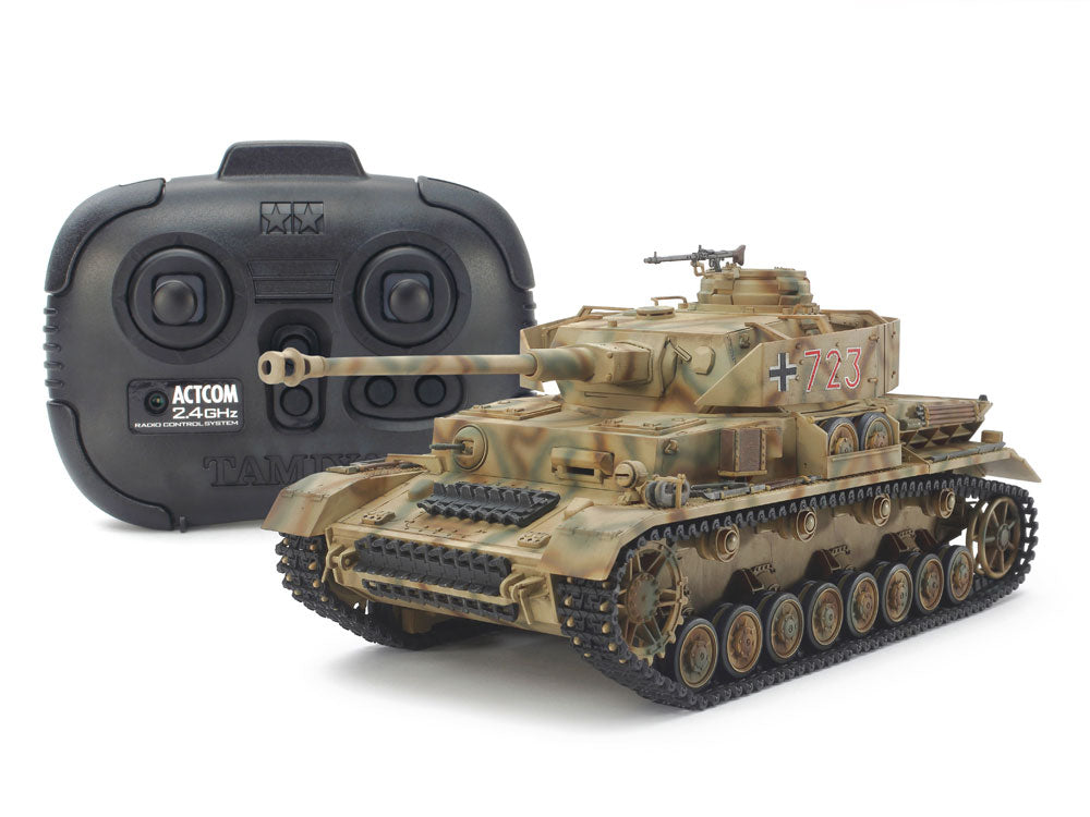 Tamiya 48218 1/35 SCALE R/C GERMAN TANK PANZERKAMPFWAGEN IV Ausf.J (w/CONTROL UNIT)