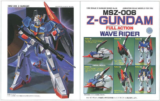 MSZ-006 Z-Gundam Full Action / Wave Rider (0004923)