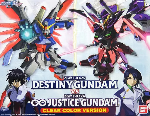 1/100 ZGMF-X42S Destiny Gundam VS ZGMF-X19A Infinite Justice Gundam Clear Color Version (49594)