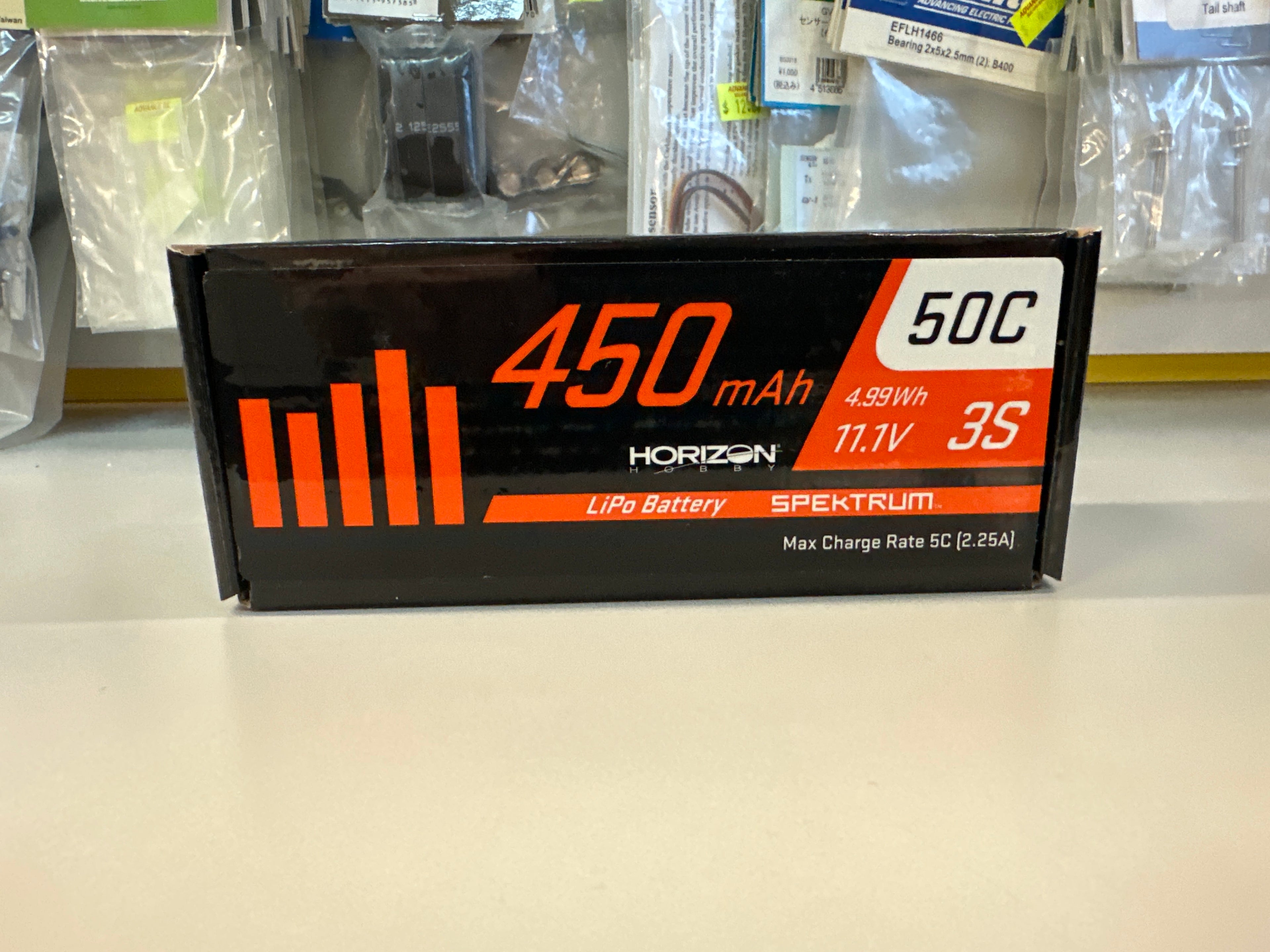 Spektrum 450mAh 3S 11.1V 50C LiPo IC2 Battery