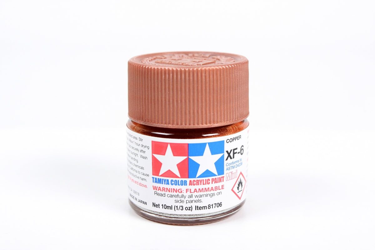 Tamiya Color Acrylic Paint Mini XF-6 Copper