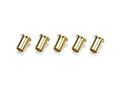 Tamiya 4x6mm Flanged Tube 5 pcs Gold (50593)