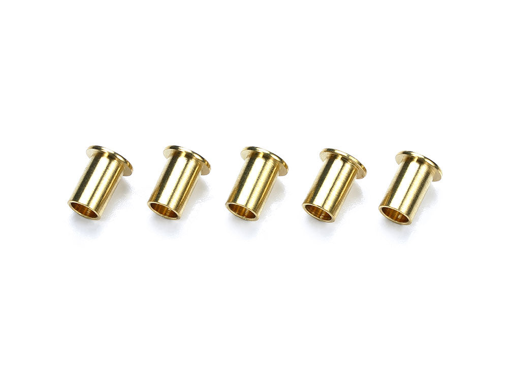 Tamiya 4x6mm Flanged Tube 5 pcs Gold (50593)