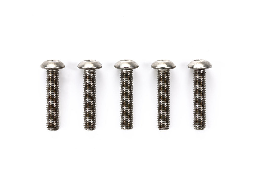 3x14mm TITANIUM ROUND HEAD SOCKET SCREW (5PCS.) #53532