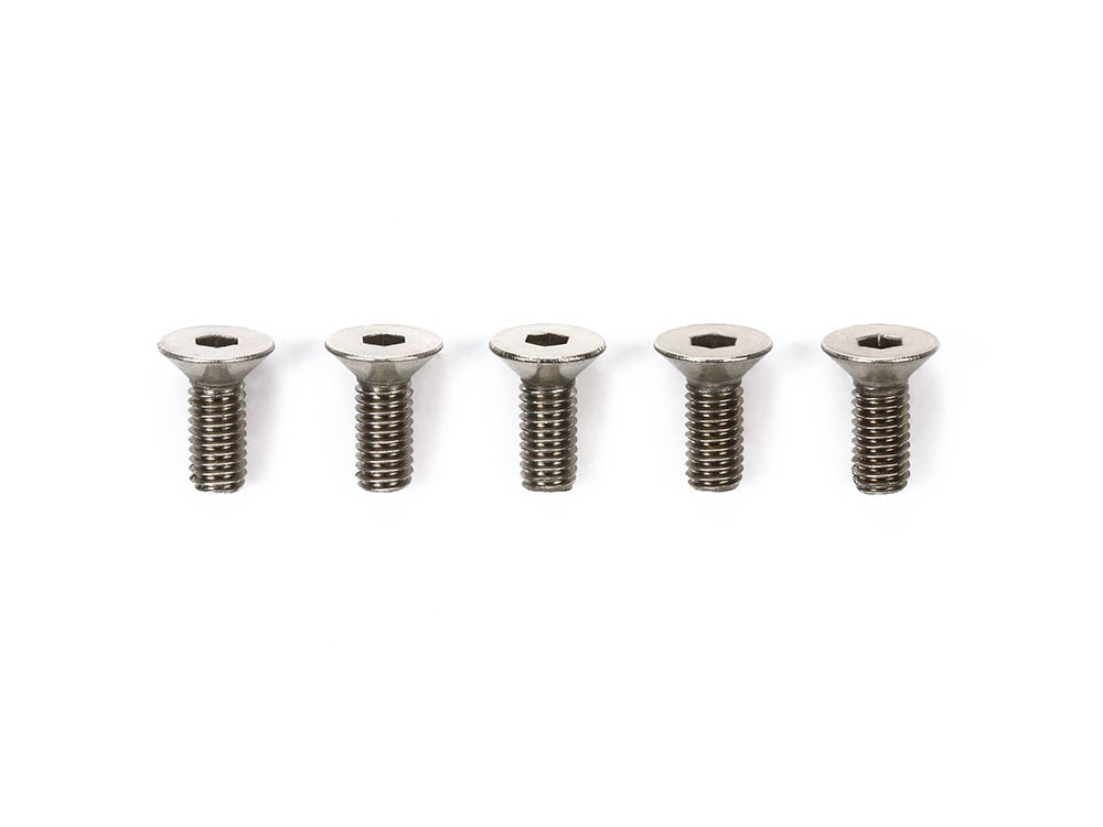 3x8mm TITANIUM COUNTERSUNK HEX HEAD SCREW (5PCS.) #53534