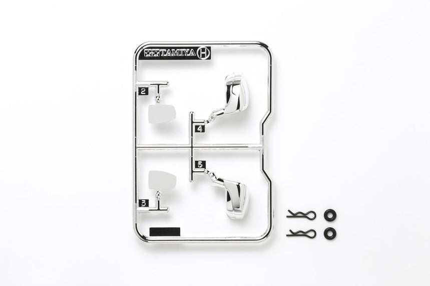 Tamiya RC Metal Plated Side Mirrors (54732)