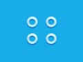 φ5.5x0.5mm POM SPACER (4PCS.) #54855