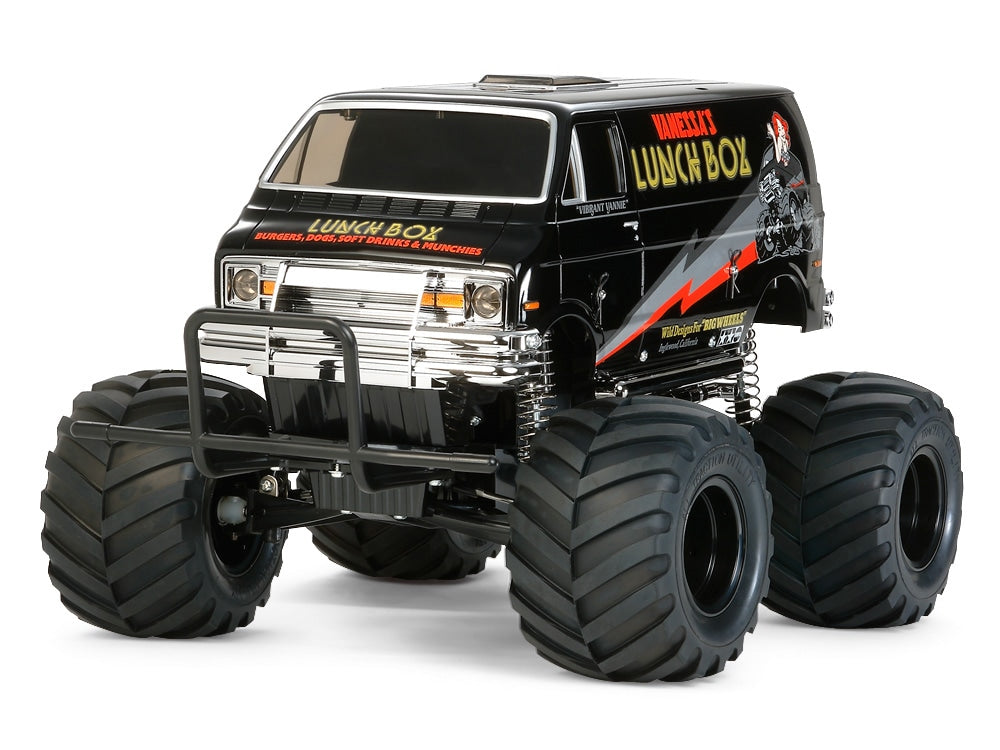 1/12 SCALE R/C CUSTOMIZED MONSTER VAN FOR RACING & SHOW LUNCH BOX "BLACK EDITION" (58546)