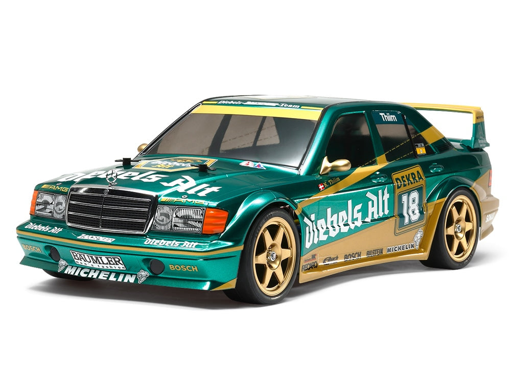 Mercedes-Benz 190E 2.5-16 EVO.II Team Zakspeed "Diebels Alt" 1/10 Scale High Performance R/C Car (TT-01 Type-E Chasis)
