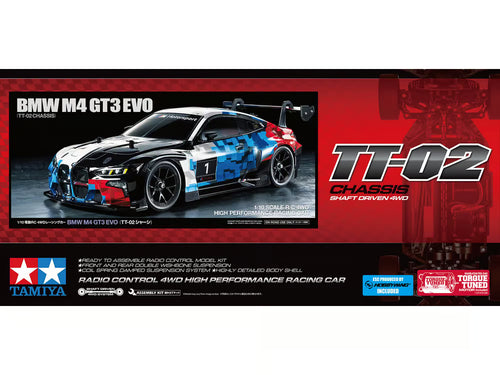 1/10 SCALE R/C BMW M4 GT3 EVO (TT-02 CHASSIS) #58751