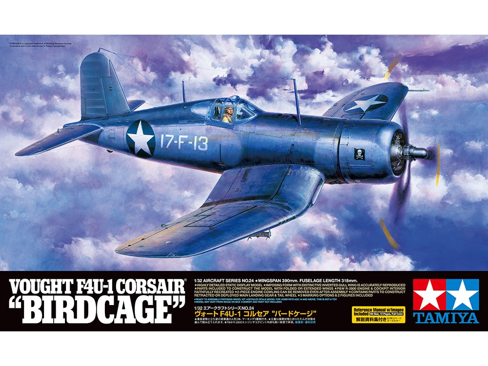 Vought F4U-1 Corsair "Birdcage" 1/32 Aircraft Series No.24
