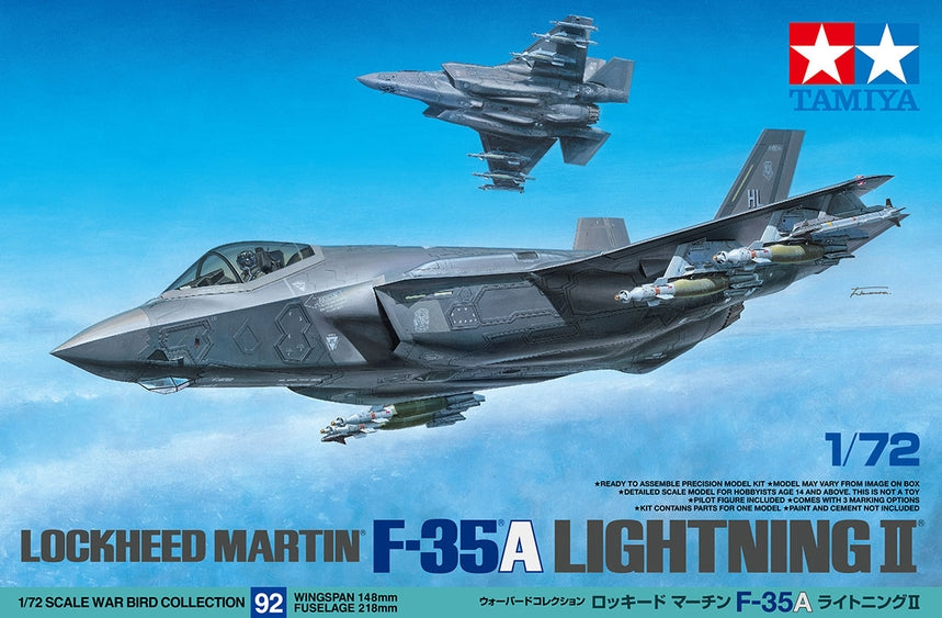 Tamiya 1/72 Lockheed Martin F-35 A Lightning II (60792)