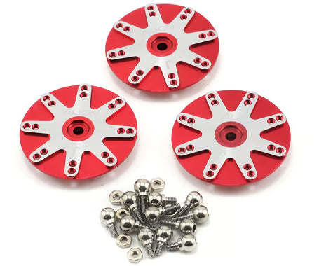 Align D6CJ Metal Servo Horn Set (3) 23T-JR/Sanwa/KO  (HSP61008T)
