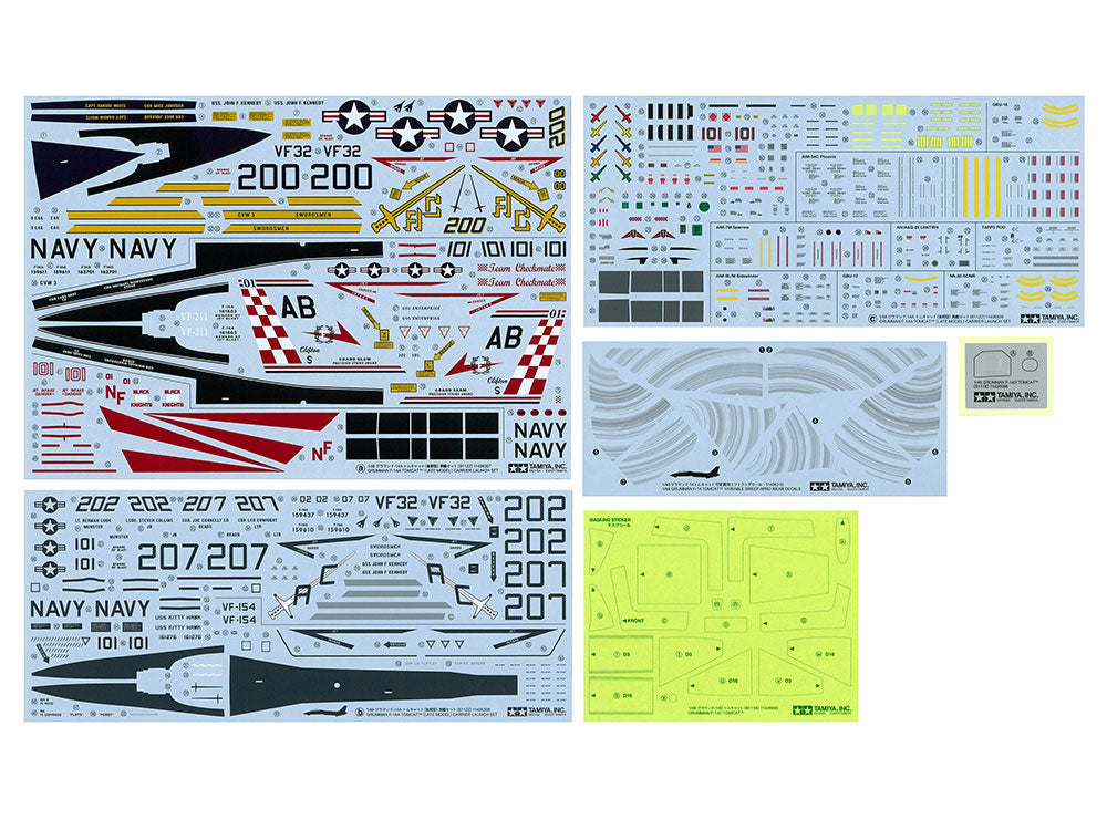 Grumman F-14A Tomcat (Late Model) Carrier Launch Set 1/48 Aircraft Series No.122