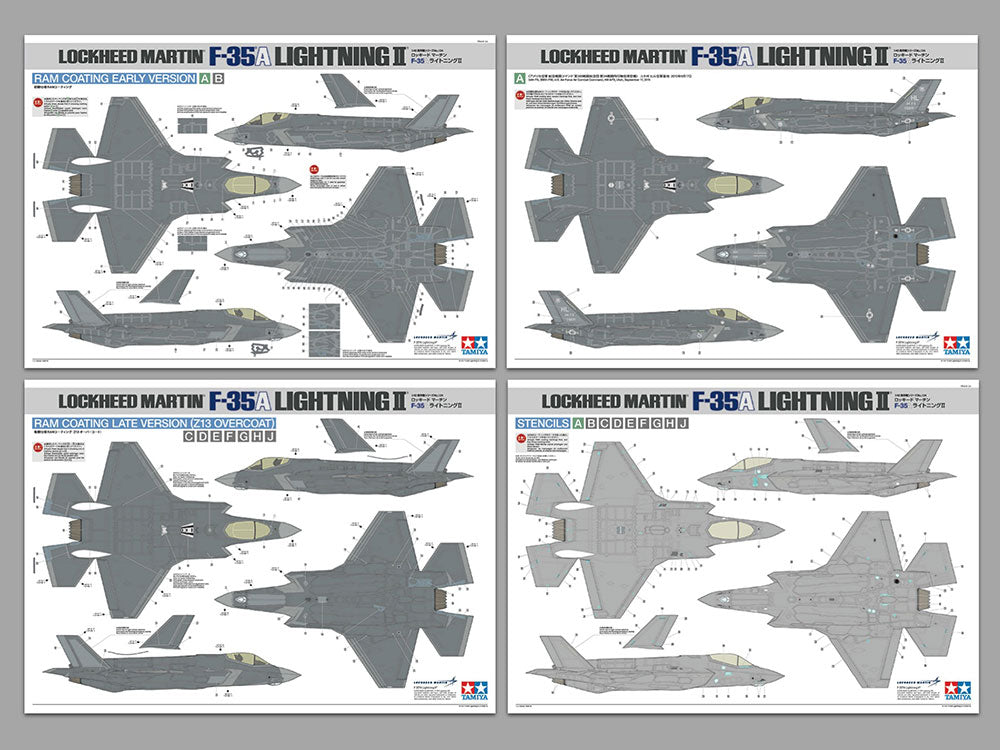 Lockheed Martin F-35A Lightning II 1/48 Aircraft Series No.124
