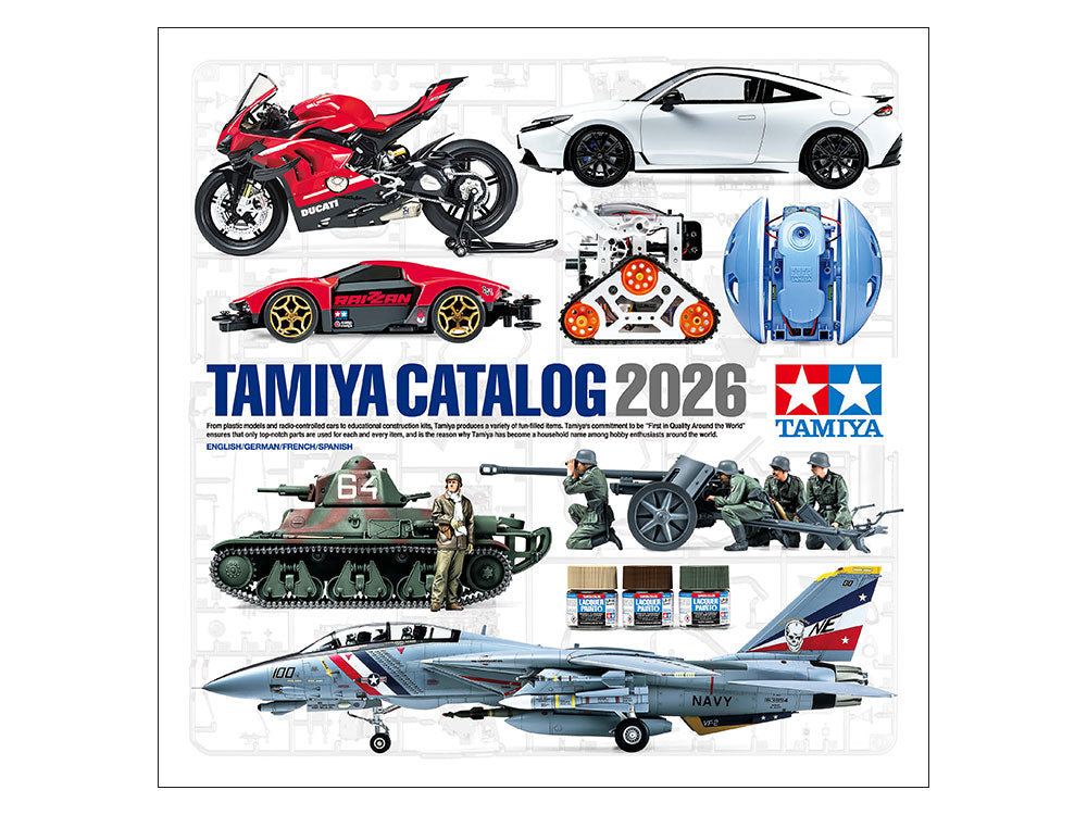 2026 TAMIYA CATALOG (ENGLISH/GERMAN/FRENCH/SPANISH) (64463)