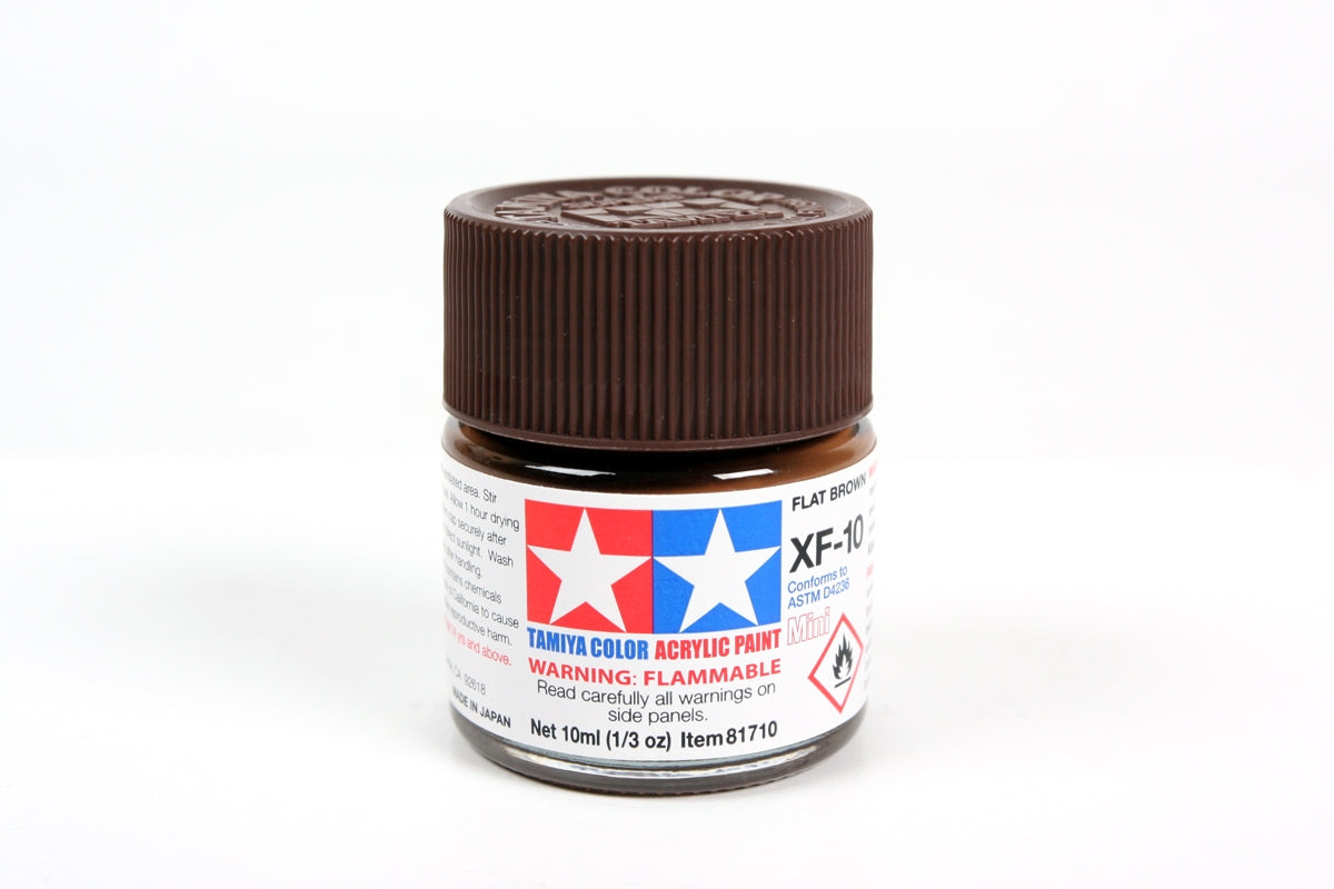 Tamiya Color Acrylic Paint Mini XF-10 Flat Brown
