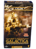 Gold Cylon Battlestar Galactica Majestic Studios Limited ed Tower Records in Box (69997)