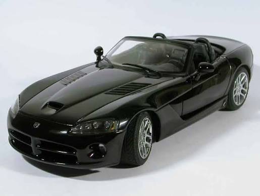 1/18 Dodge Viper SRT-10 2003 Black, AutoArt 71705