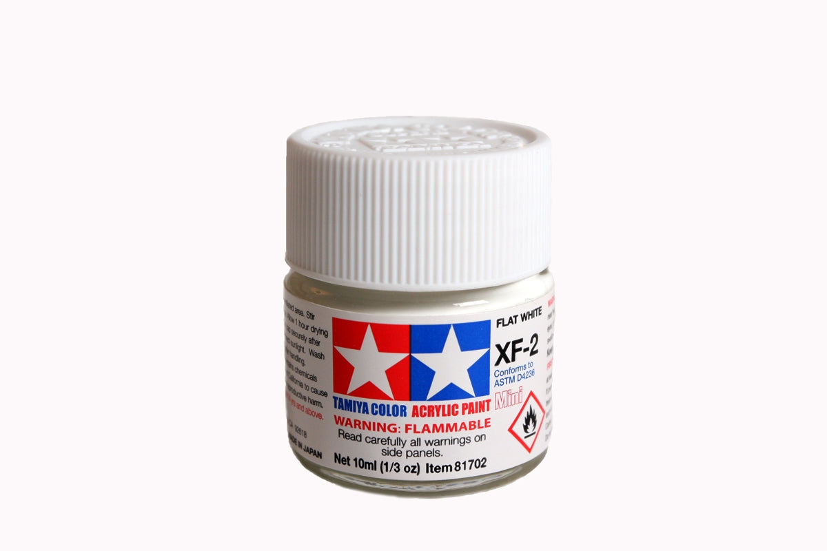 Tamiya Color Acrylic Paint Mini XF-2 Flat White