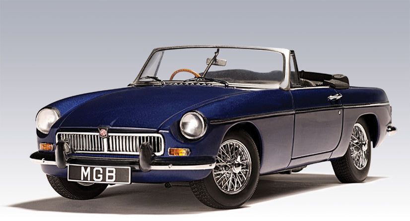 1:18 AUTOart MGB Roadster MK II Pageant 1969 blue metallic 76611