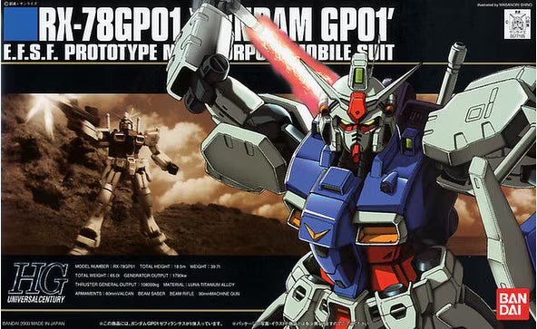 1/144 HGUC RX-78 GP01 Gundam GP01 Zephyranthes (0077165)