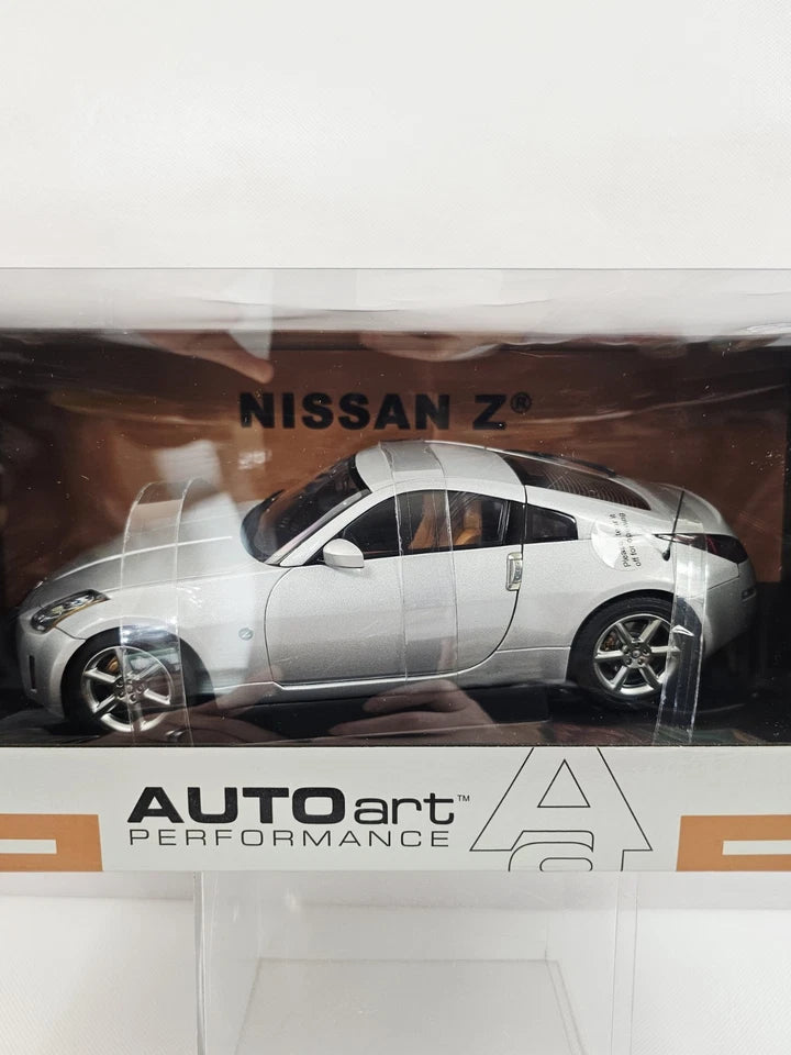 AUTOart  1/18  Nissan 350Z Left Hand Drive Diamond Silver #77311