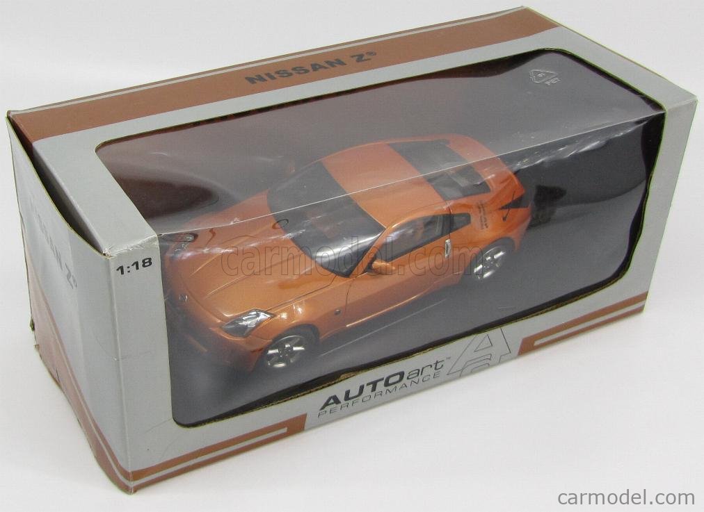 1/18 AUTOART - NISSAN - 350Z COUPE 2002 Orange Met (77312)