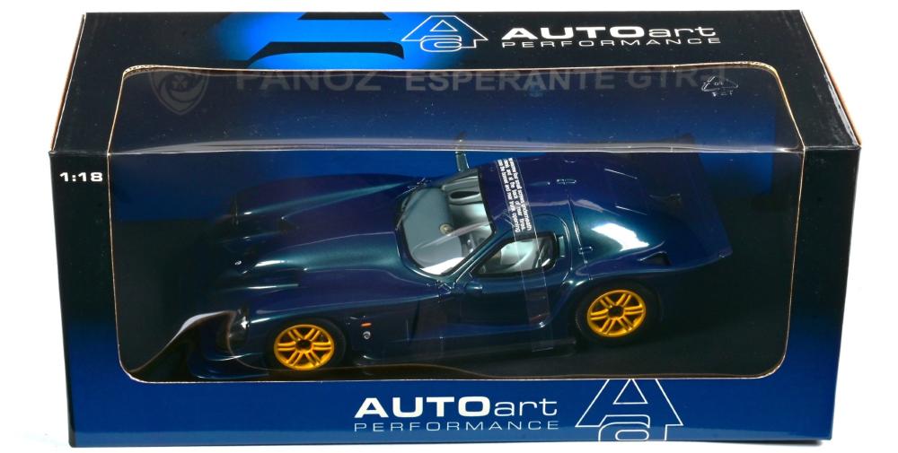 1:18 scale Autoart Panoz Esperante GTR-1 - purple/blue, (78201)