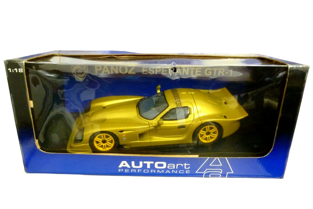 Autoart 1/18  Panoz Esperante GTR-1 Street Car 1998 Gold 78202