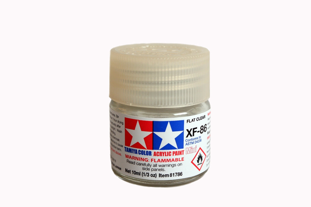 Tamiya Color Acrylic Paint Mini XF-86 Flat Clear