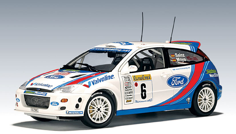 AUTOart #80013  1:18 Carlos Sainz Ford Focus WRC #6 Monte Carlo Rally 2000