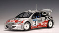Autoart 80257  1:18 2002 Peugeot 206 WRC - M.Gronholm / T.Rautiainen #2