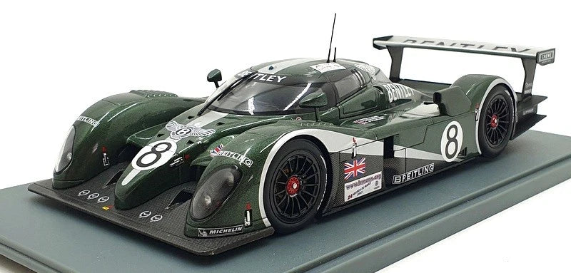 Autoart 80354 1:18 2003 Bentley Speed 8 Le Mans 24 HRS 2nd Position Herbert #8