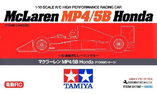 Tamiya 84192 - 1/10 RC McLaren MP4/5B Honda (F104W Chassis) [Limited Edition]  [84192]