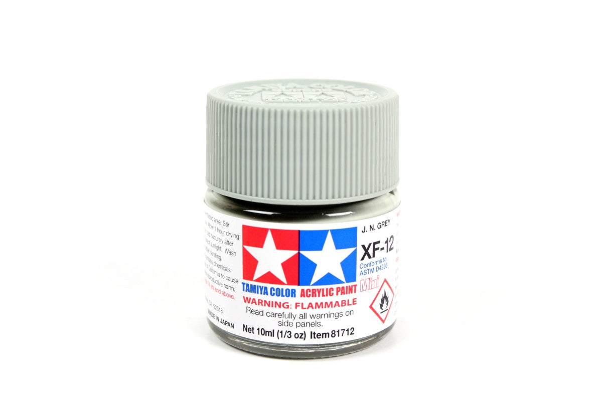 Tamiya Color Acrylic Paint Mini XF-12 J.N. Grey