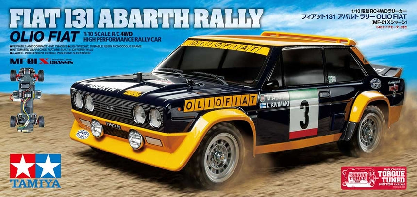 Fiat 131 Abarth Rally 1/10 Scale R/C High Performance Rally Car (MF-01 Chassis)