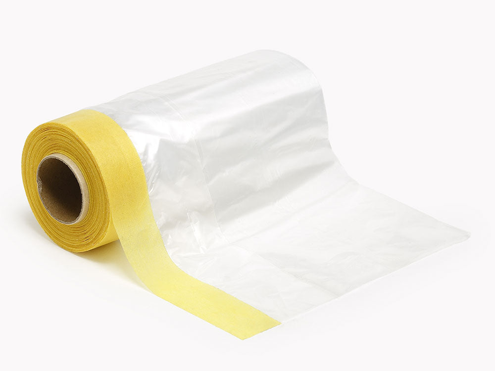 MASKING TAPE w/PLASTIC SHEETING 150mm (87203)