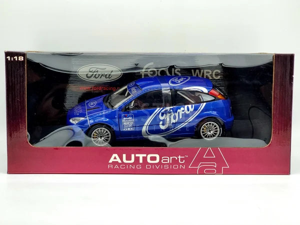 AUTOart 89910 NOS 1999 Ford Focus WRC Presentation Car Blue