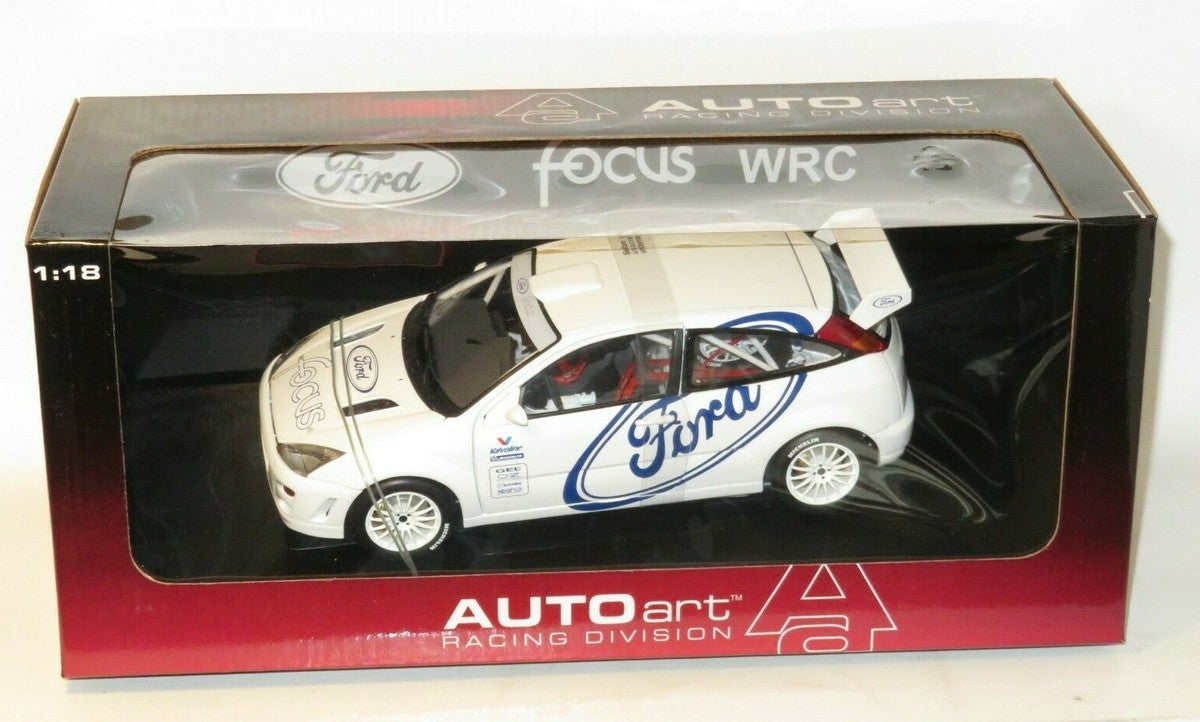 Autoart 89912  1/18 Ford Focus WRC 1999 Test Car White