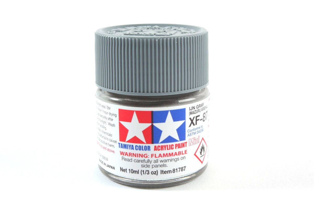Tamiya Color Acrylic Paint Mini XF-87 IJN Gray Maizuru Arsenal
