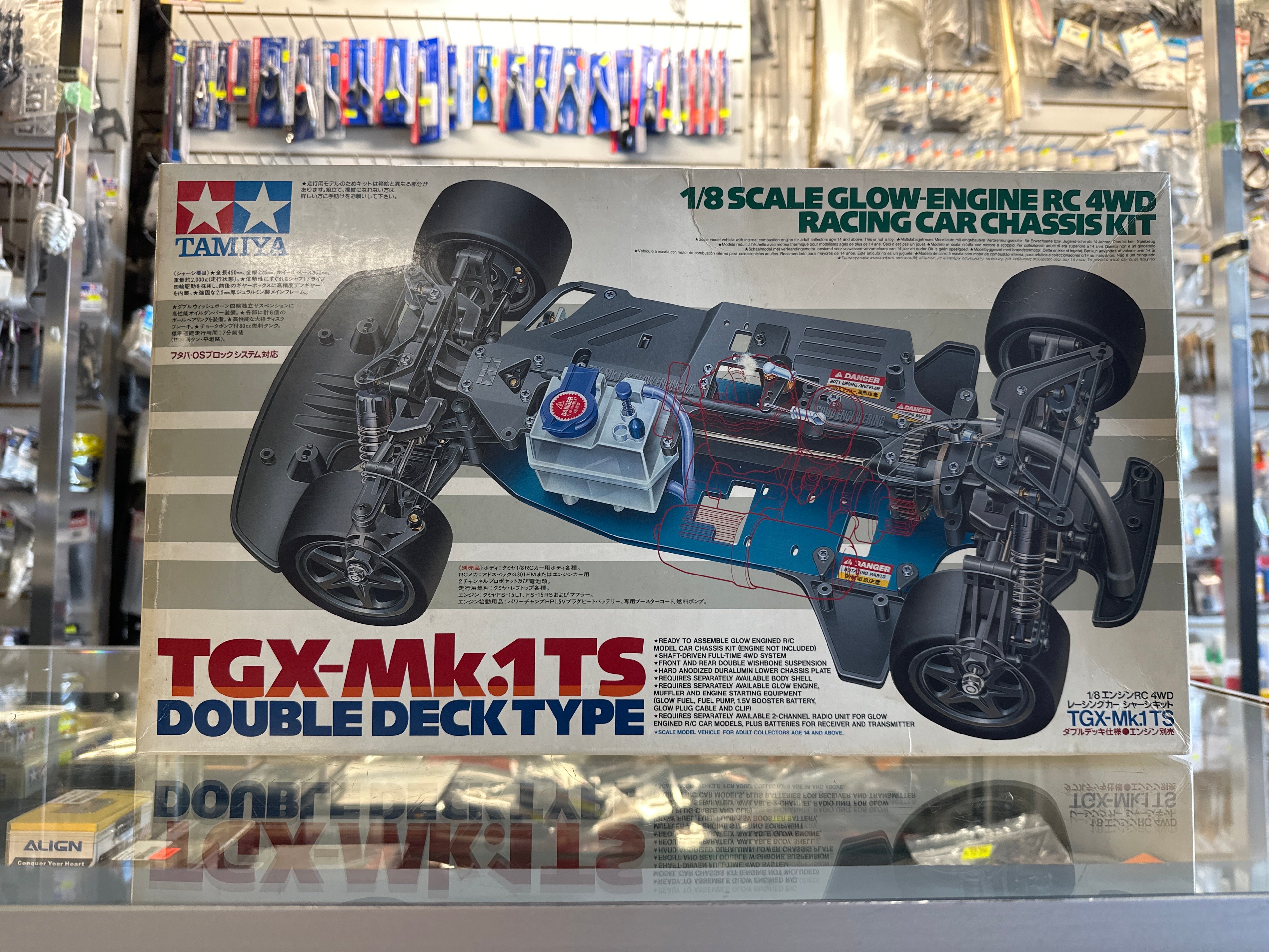 TGX-Mk.1TS 1/8 Scale Glow-Engine RC 4WD Racing Car Chassis Kit