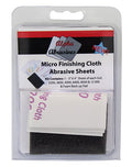 Micro Finishing Cloth Abrasive Sheets 3 by 4 inches Alpha ALP2050