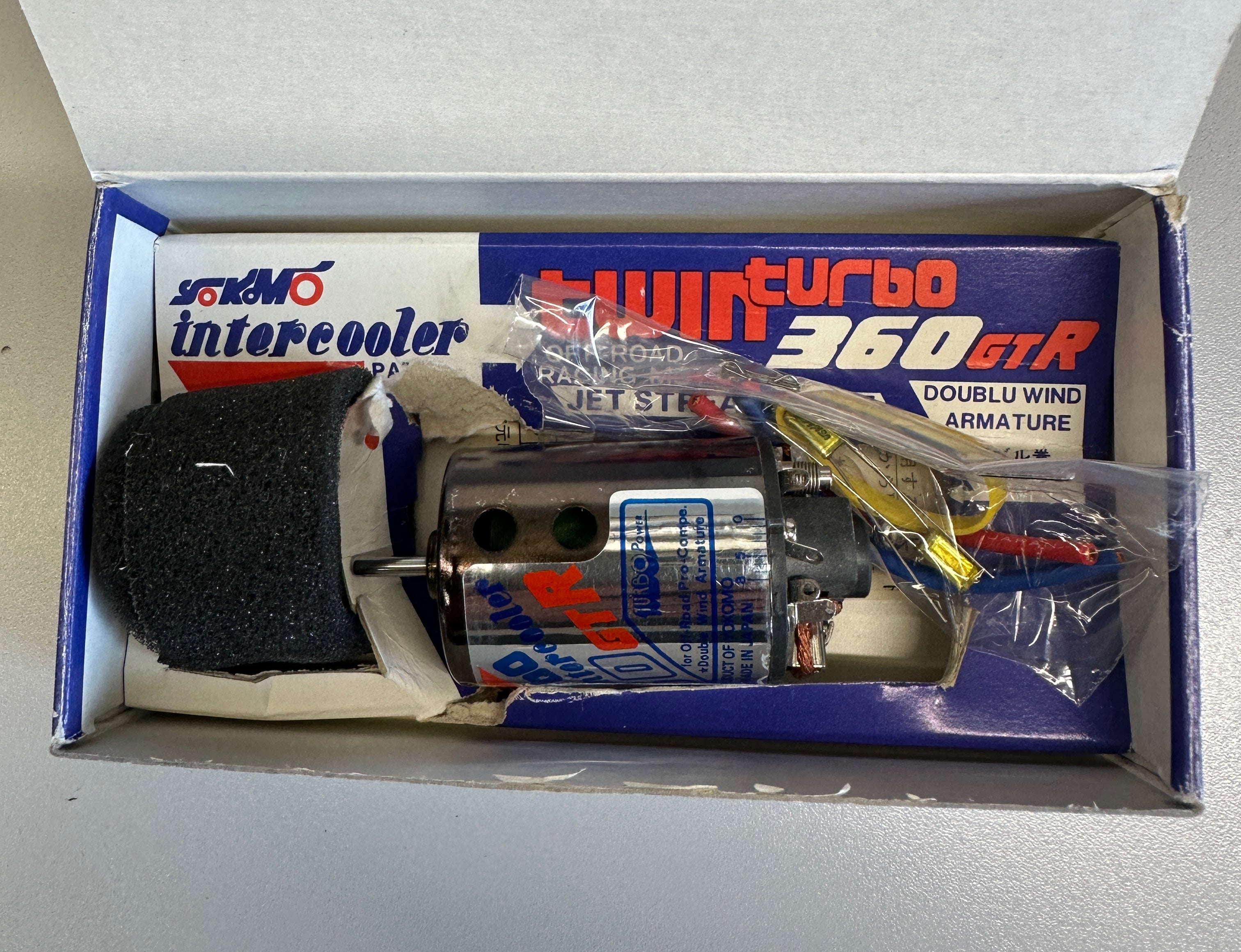 Vintage Yokomo Twin Turbo Intercooler 360 GTR Brushed Motor Double Wind