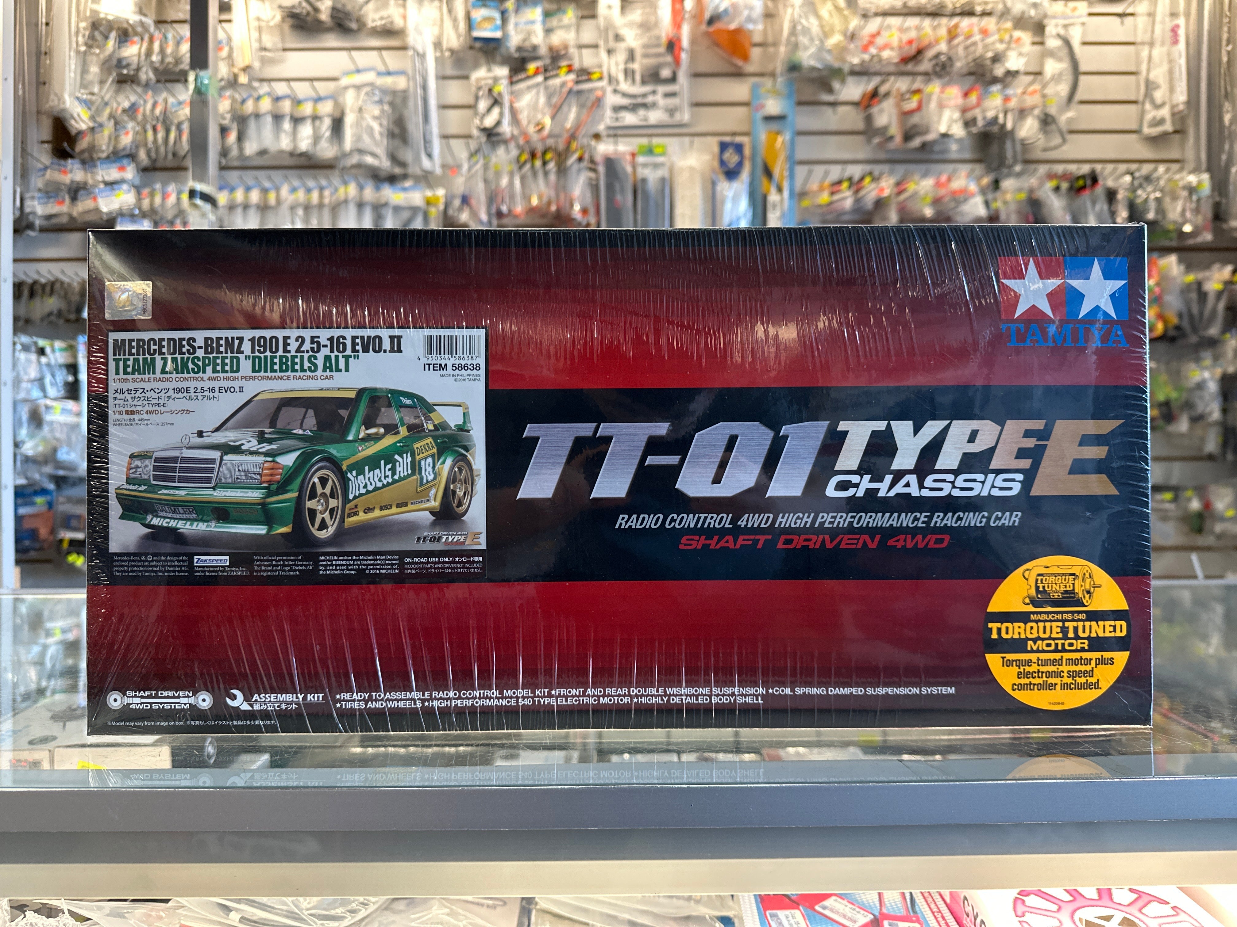 Tamiya タミヤ Mercedes 190E 2.5-16 EVO II Tamiya RC Mercedes Benz 190E 2.5 16 TT01E Evolution II 58491