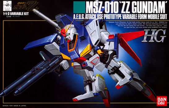 MSZ-010 'ZZ Gundam' A.E.U.G. Attack Use Prototype Variable Form Mobile Suit (0033564)